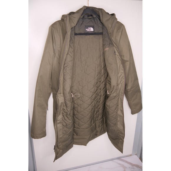 The North Face Women's Green Hooded Parka Jacket Size Medium - Picture 4 of 5